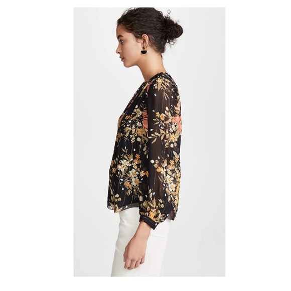 Joie Albany Floral Blouse. - Picture 4 of 10